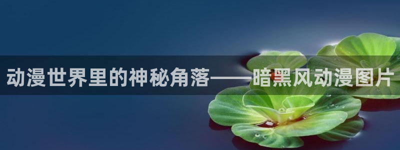 樱花动漫icom：动漫世界里的神秘角落——暗黑风动漫图片